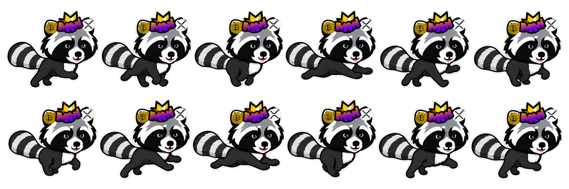 GMMG raccoon running